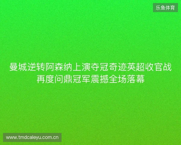曼城逆转阿森纳上演夺冠奇迹英超收官战再度问鼎冠军震撼全场落幕 曼城逆转阿森纳上演夺冠奇迹英超收官战再度问鼎冠军震撼全场落幕